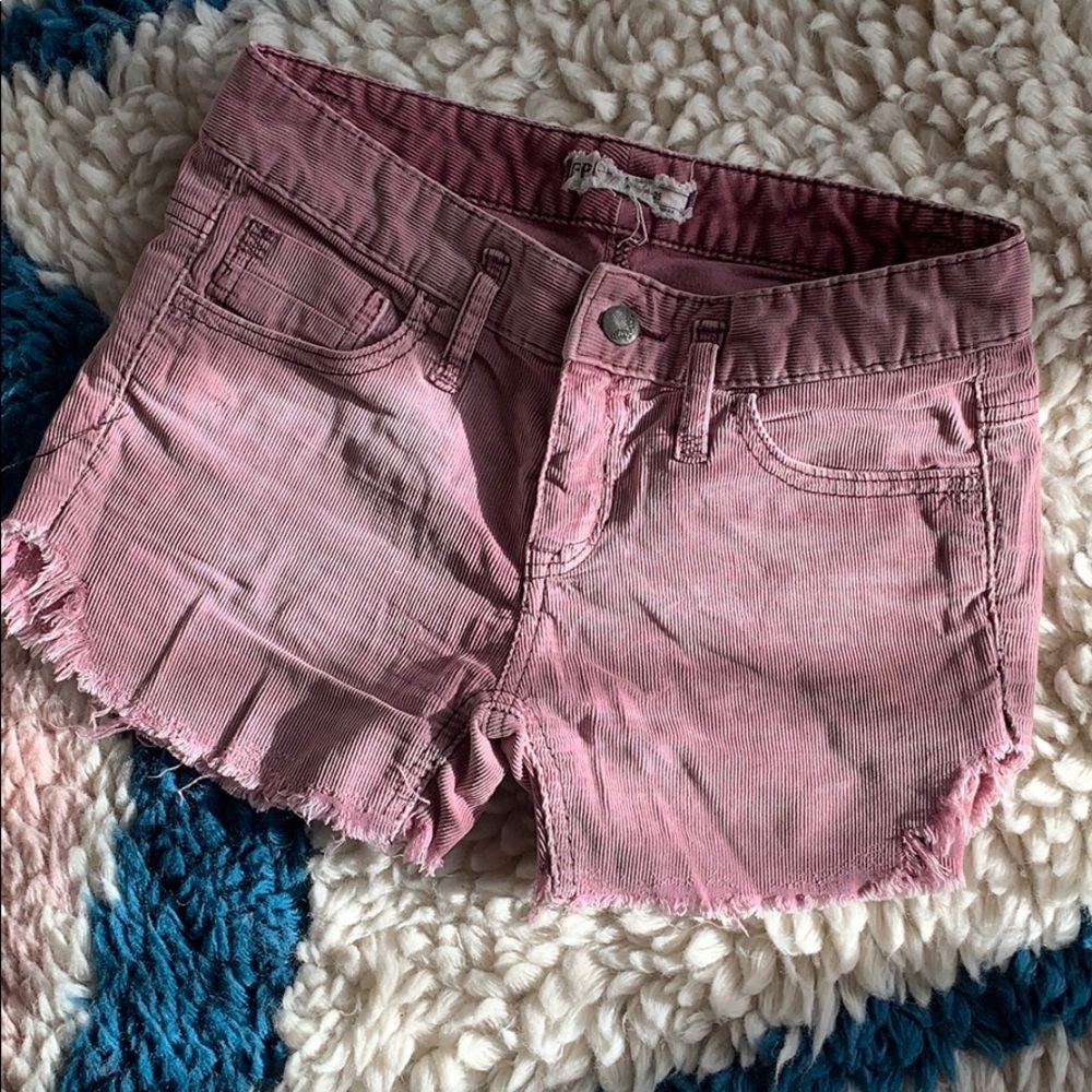 free people corduroy shorts